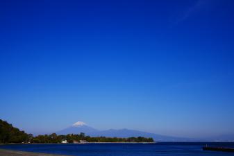 大瀬から望む富士山